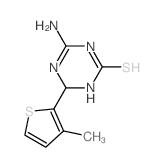 4-Amino-6-(3-methyl-2-thienyl)-1,6-dihydro-1,3,5-triazine-2-thiol Structure