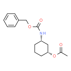 (1R,3S)-3-(((Benzyloxy)Carbonyl)Amino)Cyclohexyl Acetate picture