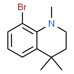 8-bromo-1,4,4-triMethyl-1,2,3,4-tetrahydroquinoline结构式