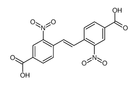 4-[(E)-2-(4-carboxy-2-nitrophenyl)ethenyl]-3-nitrobenzoic acid Structure