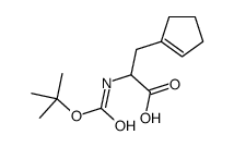 BOC-BETA-CYCLOPENTEN-1-YL-DL-ALANINE Structure