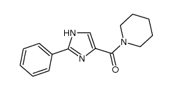 (2-phenyl-1H-imidazol-4-yl)(piperidin-1-yl)methanone结构式