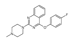 4-(4-fluorophenoxy)-2-(4-methylpiperazin-1-yl)quinazoline Structure