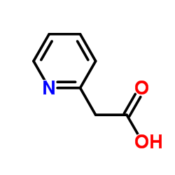 2-Pyridinylacetic acid Structure