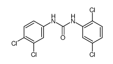 N-(2,5-dichloro-phenyl)-N'-(3,4-dichloro-phenyl)-urea结构式