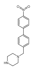 1-((4'-nitrobiphenyl-4-yl)methyl)piperazine Structure