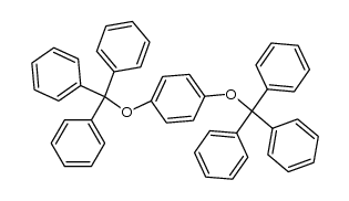 1,4-bis-trityloxy-benzene Structure