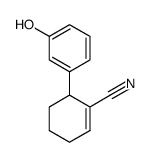 6-(3-hydroxy-phenyl)-cyclohex-1-ene-carbonitrile结构式