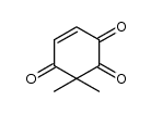 3,3-dimethylcyclohex-5-ene-1,2,4-trione Structure