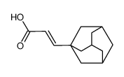 trans-3-(1-adamantyl)acrylic acid结构式