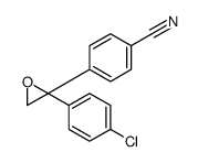 4-[2-(4-chlorophenyl)oxiran-2-yl]benzonitrile结构式