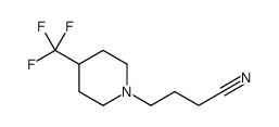 4-[4-(trifluoromethyl)piperidin-1-yl]butanenitrile Structure