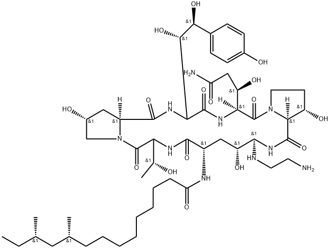 卡泊芬净杂质15结构式