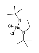 1,3-ditert-butyl-2,2-dichloro-1,3,2-diazagermolidine Structure