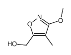 (3-methoxy-4-methylisoxazol-5-yl)methanol结构式