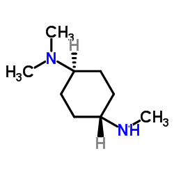 trans-N,N,N'-Trimethyl-1,4-cyclohexanediamine结构式