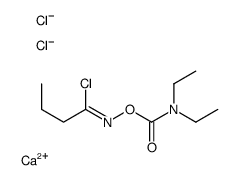 calcium,[(Z)-1-chlorobutylideneamino] N,N-diethylcarbamate,dichloride结构式