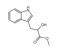 α-Hydroxy-1H-indole-3-propanoic acid methyl ester Structure