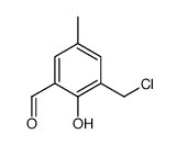 Benzaldehyde, 3-(chloromethyl)-2-hydroxy-5-methyl- (9CI) picture