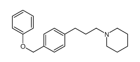 Piperidine, 1-(3-(p-phenoxymethylphenyl)propyl)- structure