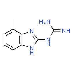 Guanidine, (4-methyl-1H-benzimidazol-2-yl)- (9CI) Structure