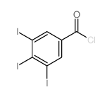 Benzoyl chloride,3,4,5-triiodo- structure