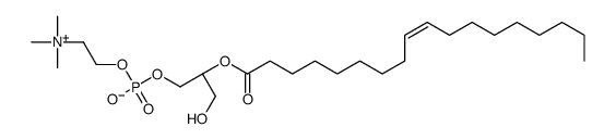 2-Oleoyl-sn-glycero-3-phosphocholine结构式