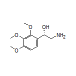 (S)-2-氨基-1-(2,3,4-三甲氧基苯基)乙醇结构式