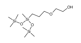 1-bis(trimethylsilyloxy)methylsilyl-3-(2-hydroxyethoxy)-1-propanol Structure