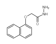 1-(naphthoxy)acetic acid hydrazide structure