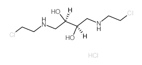 2,3-Butanediol,1,4-bis[(2-chloroethyl)amino]-, dihydrochloride, [R-(R*,R*)]- (9CI) Structure