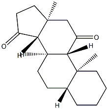 5α-Androstane-11,15-dione结构式