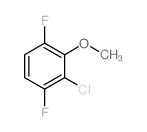 2-chloro-3,6-difluoroanisole Structure