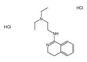 N'-(3,4-dihydro-1-isoquinolyl)-N,N-diethylethylenediamine dihydrochloride结构式