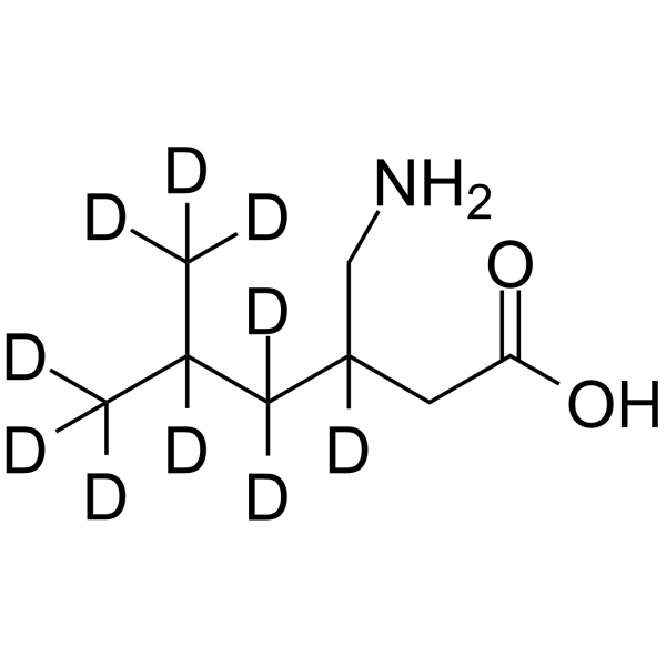 (Rac)-Pregabalin-d10 Structure