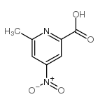 6-Methyl-4-nitropyridine-2-carboxylic acid Structure