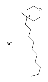 4-decyl-4-methylmorpholin-4-ium,bromide Structure