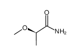 (R)-(+)-2-甲氧基丙酰胺结构式