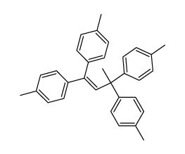 1,1,3,3-tetra-p-tolyl-but-1-ene Structure