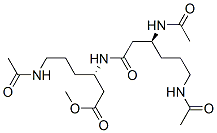 (S)-6-(Acetylamino)-3-[[(S)-3,6-bis(acetylamino)hexanoyl]amino]hexanoic acid methyl ester picture