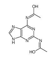 N,N-1H-嘌呤-2,6-二双乙酰胺结构式