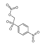 p-Nitrophenyl-sulfonylmethylnitrat结构式