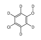 4-chlorophenol-2,3,5,6-d4,od Structure