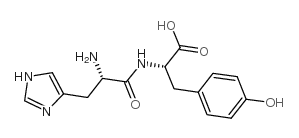 H-His-Tyr-OH Structure