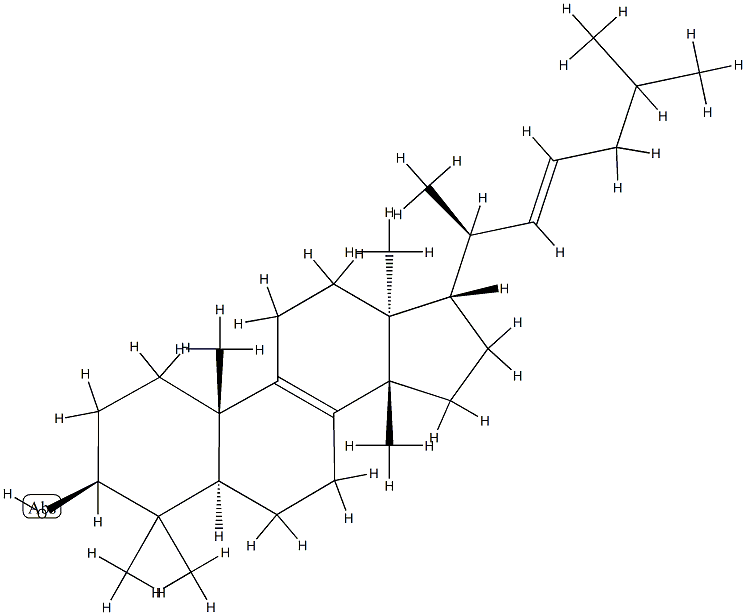 (13α,14β,17α,20S,22E)-5α-Lanosta-8,22-dien-3β-ol picture