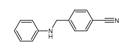 N-(4-cyanobenzyl)-N-phenylamine结构式