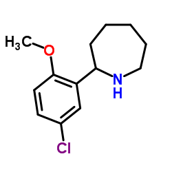 2-(5-CHLORO-2-METHOXY-PHENYL)-AZEPANE structure