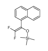 ((2,2-difluoro-1-(naphthalen-1-yl)vinyl)oxy)trimethylsilane Structure