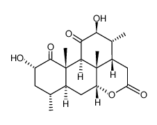 (-)-Shinjulactone H结构式