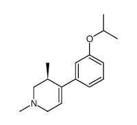 (S)-1,2,3,6-tetrahydro-1,3-dimethyl-4-[3-(1-methylethoxy)phenyl]pyridine Structure